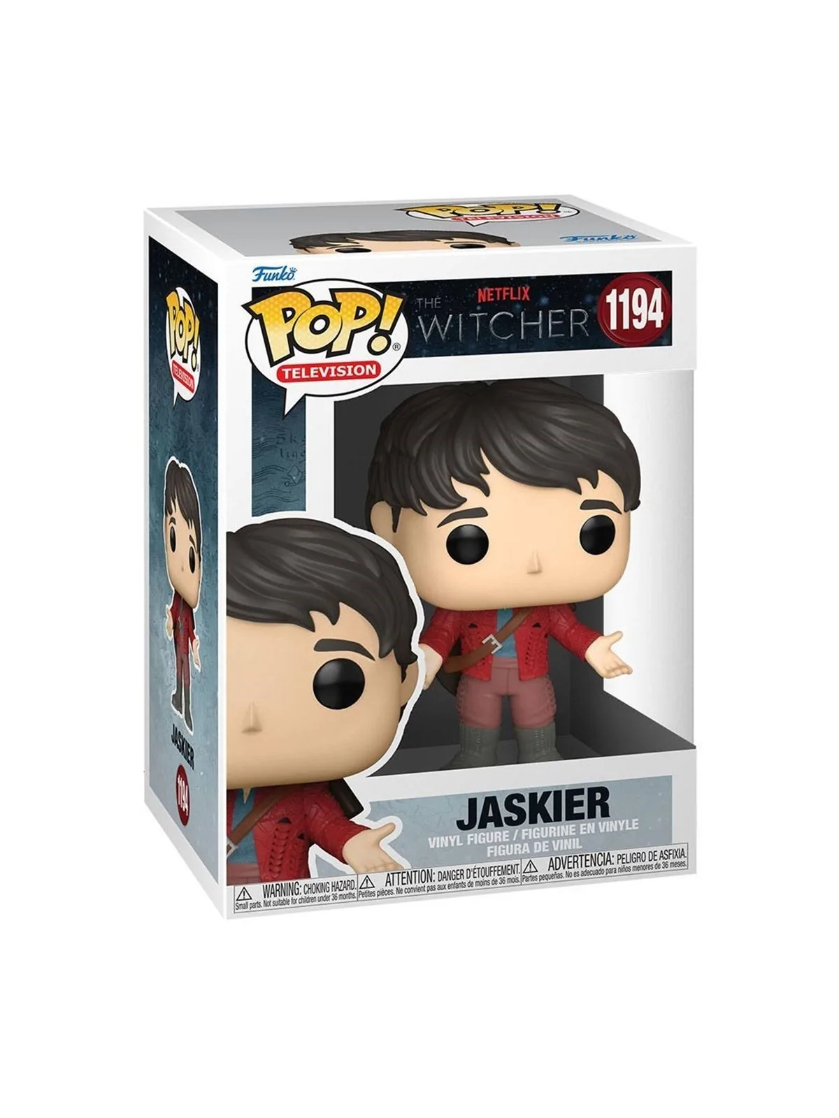 Funko POP! The Witcher: Jaskier Outfit Rojo Bardo (1194) de Funko en Funko Pop | La Cueva Roja