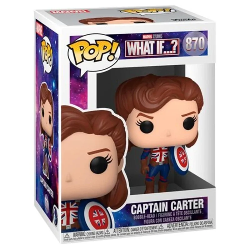 Funko POP! Marvel What If: Capitana Carter (870) de Funko en Funko Pop | La Cueva Roja