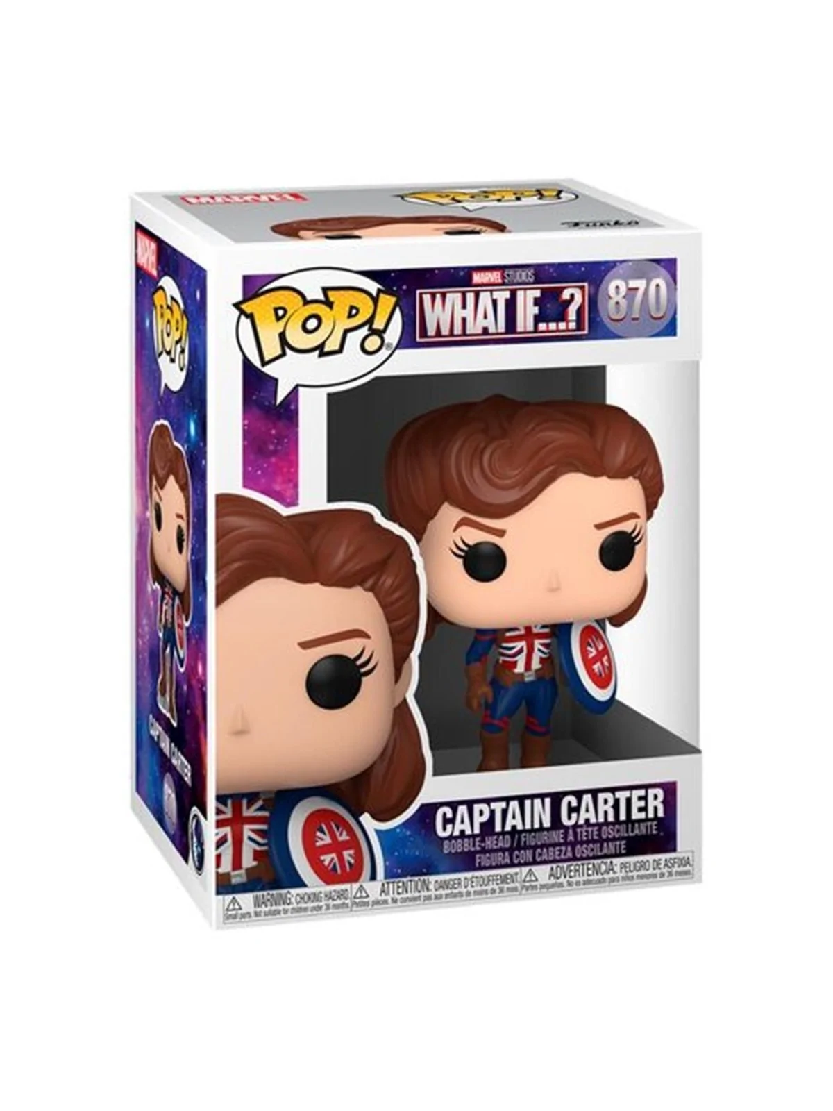 Funko POP! Marvel What If: Capitana Carter (870) de Funko en Funko Pop | La Cueva Roja