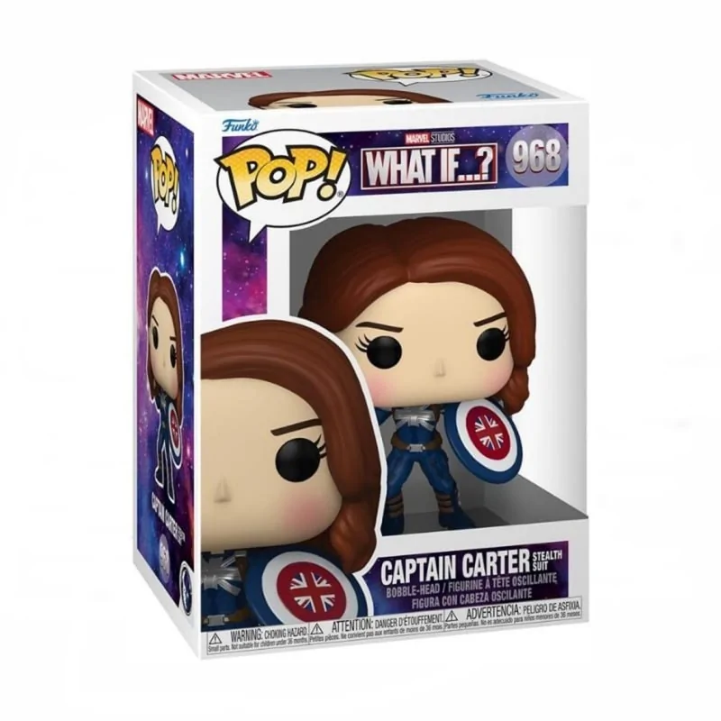 Funko POP! Marvel What If: Capitana Carter Stealth Suit (968) de Funko en Funko Pop | La Cueva Roja