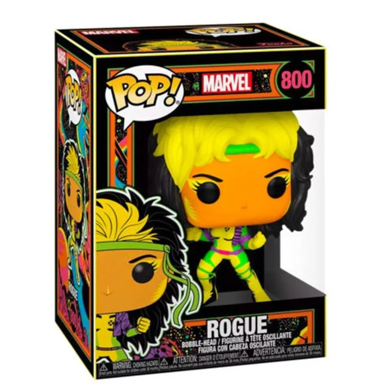 Funko POP! Marvel Black Light Rogue Multicolor Exclusivo (800) de Funko en Funko Pop | La Cueva Roja