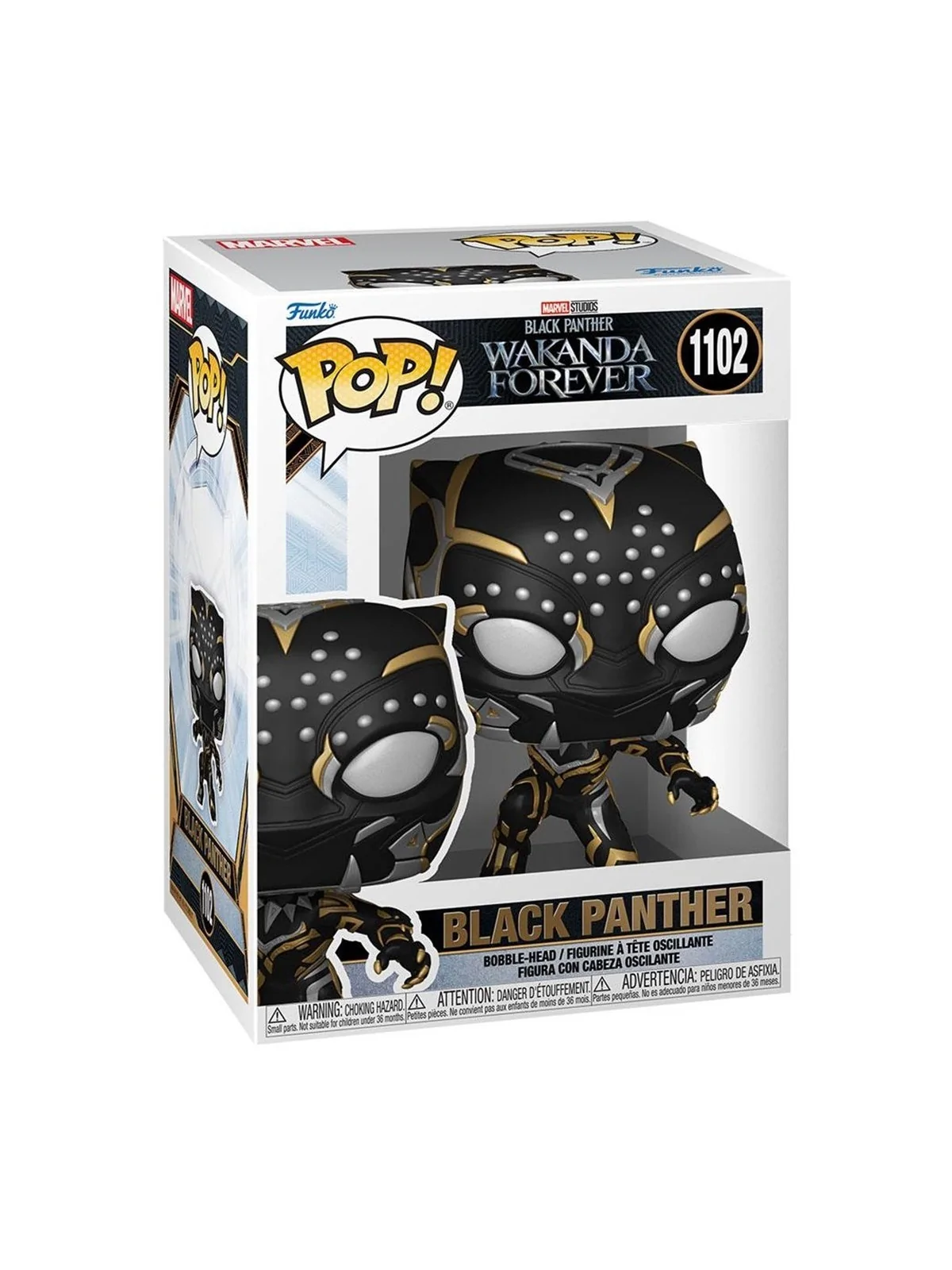 Funko POP! Marvel Black Panther Wakanda Forever: Black Panther (1102) de Funko en Funko Pop | La Cueva Roja