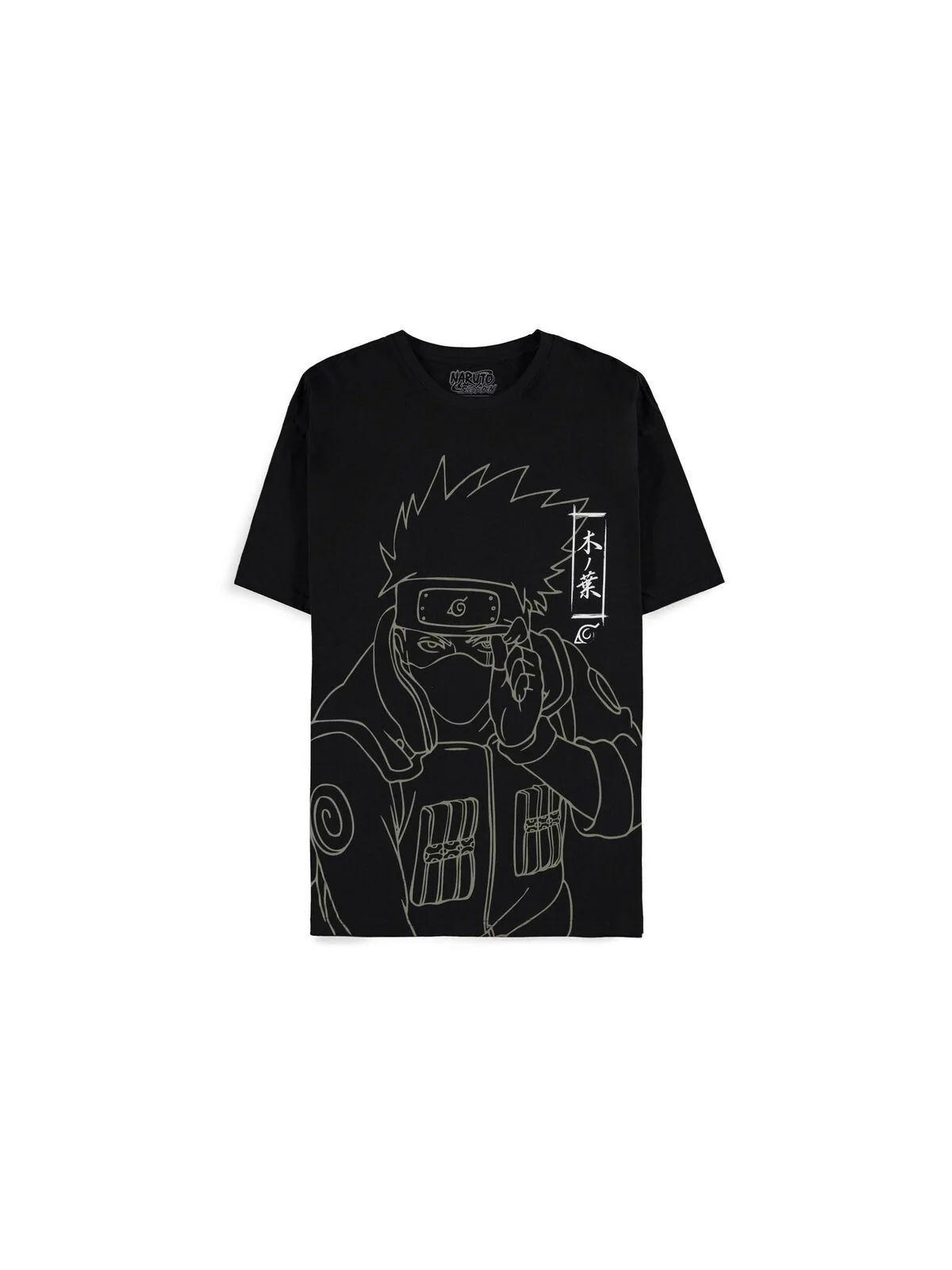 Camiseta Kakashi Line Art Naruto Shippuden de Difuzed en Funko Pop | La Cueva Roja