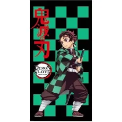 Toalla Tanjiro Kamado Demon Slayer Kimetsu no Yaiba Microfibra de SELECTA VISION en Otros | La Cueva Roja