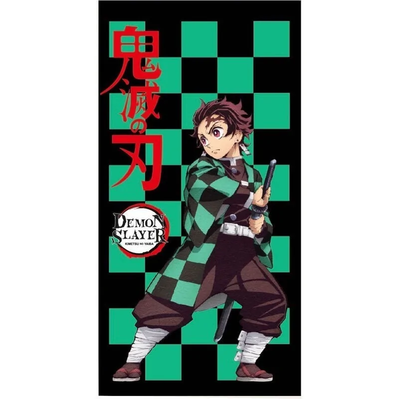 Toalla Tanjiro Kamado Demon Slayer Kimetsu no Yaiba Microfibra de SELECTA VISION en Otros | La Cueva Roja