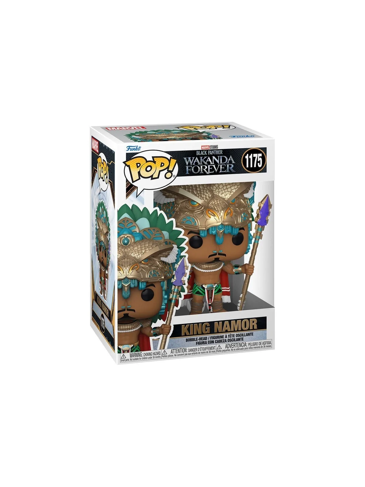 Funko POP! Marvel Black Panther Wakanda Forever: King Namor (1175) de Funko en Funko Pop | La Cueva Roja