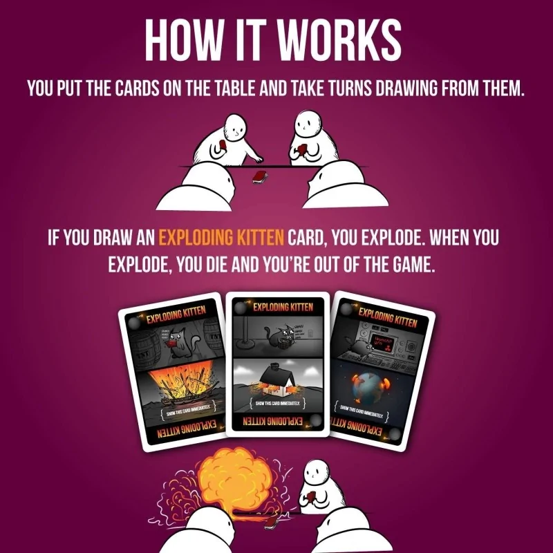 Exploding Kittens Party Pack de Exploding Kittens en Juegos de Cartas | La Cueva Roja