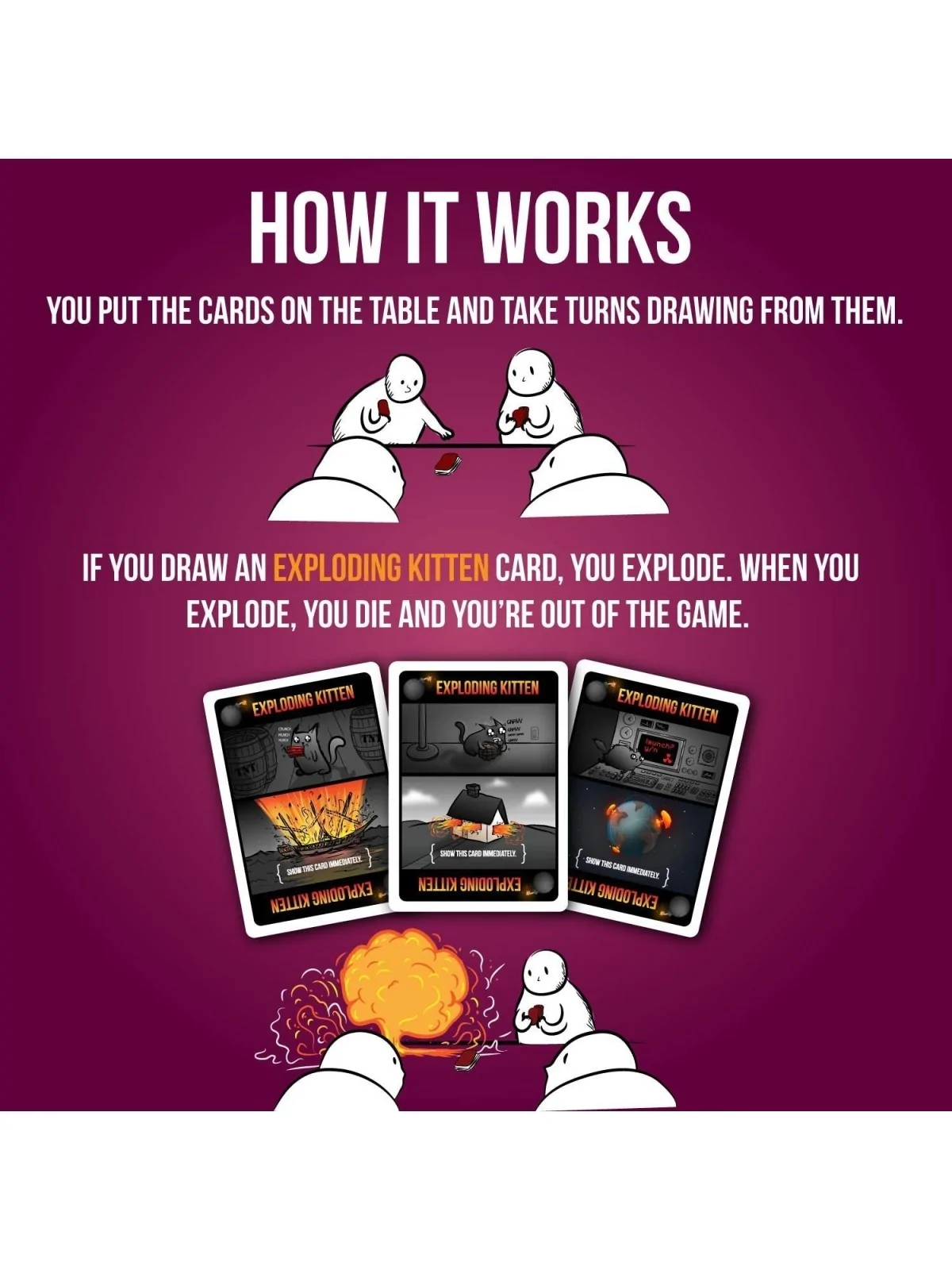 Exploding Kittens Party Pack de Exploding Kittens en Juegos de Cartas | La Cueva Roja