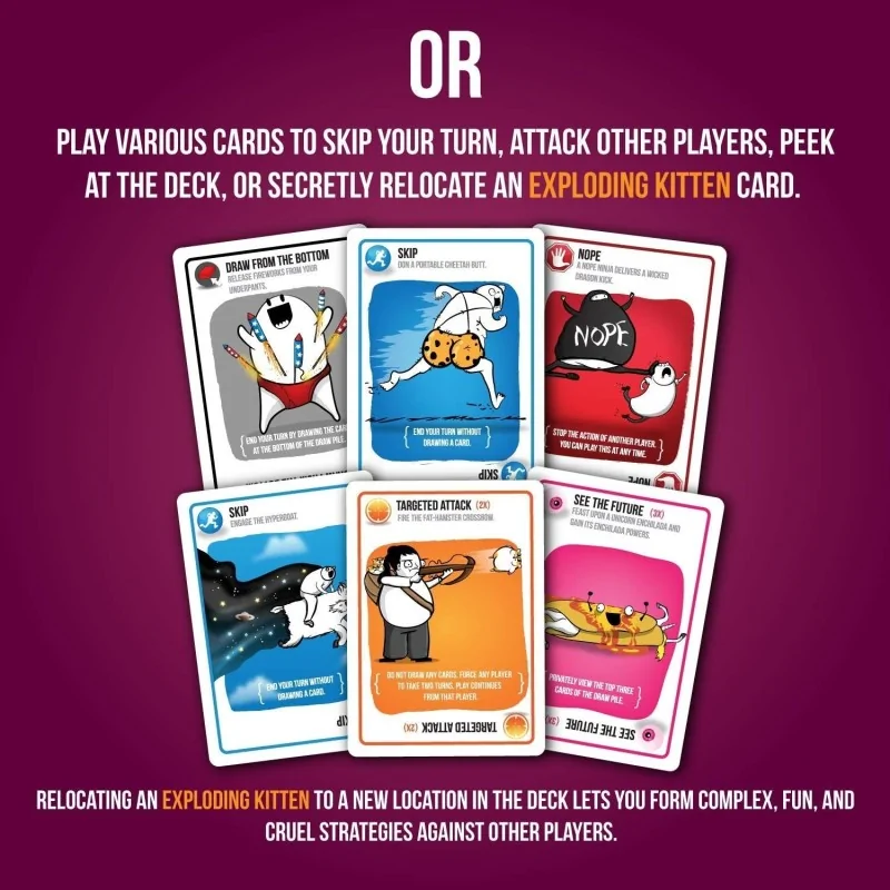 Exploding Kittens Party Pack de Exploding Kittens en Juegos de Cartas | La Cueva Roja