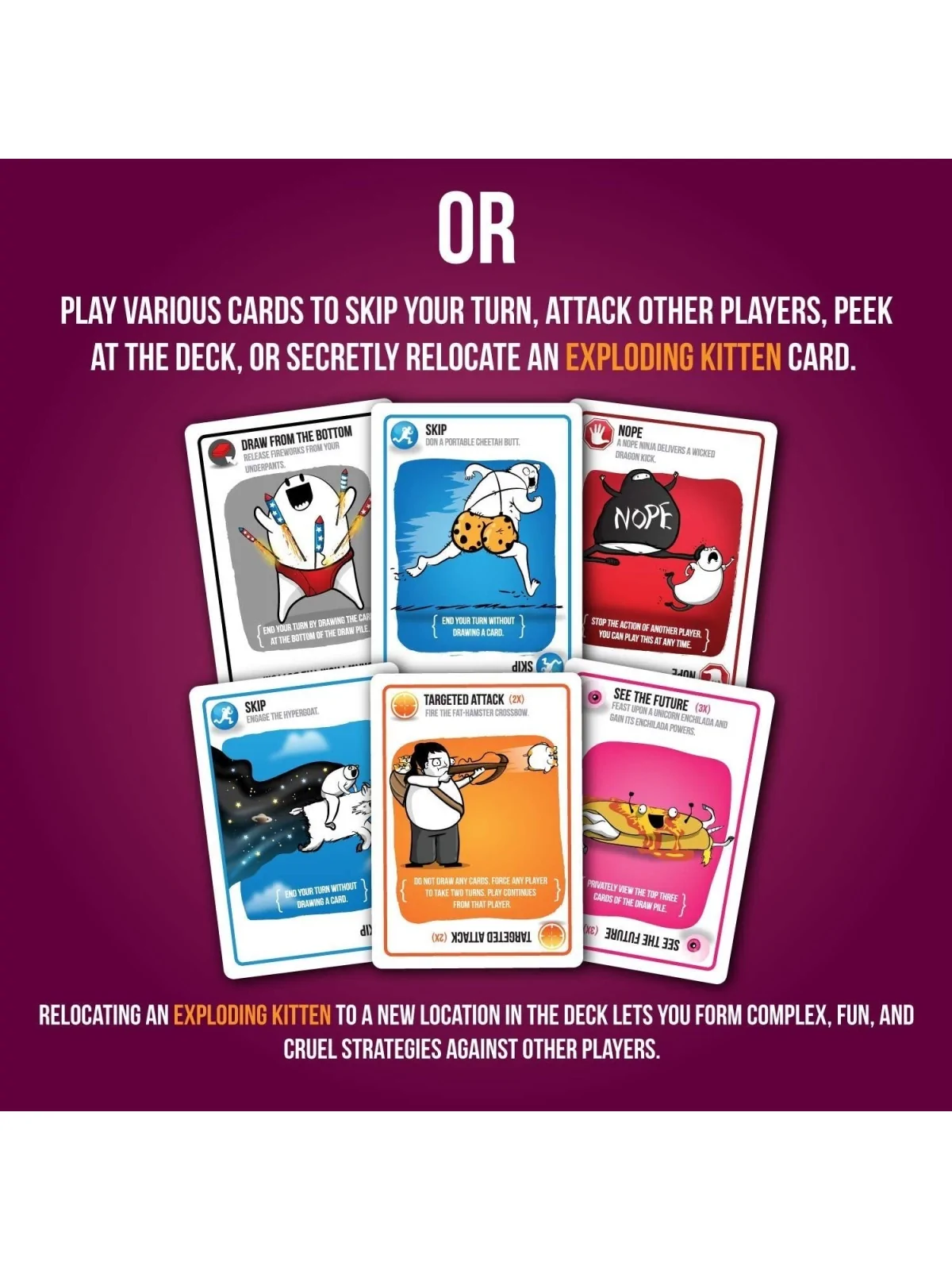 Exploding Kittens Party Pack de Exploding Kittens en Juegos de Cartas | La Cueva Roja