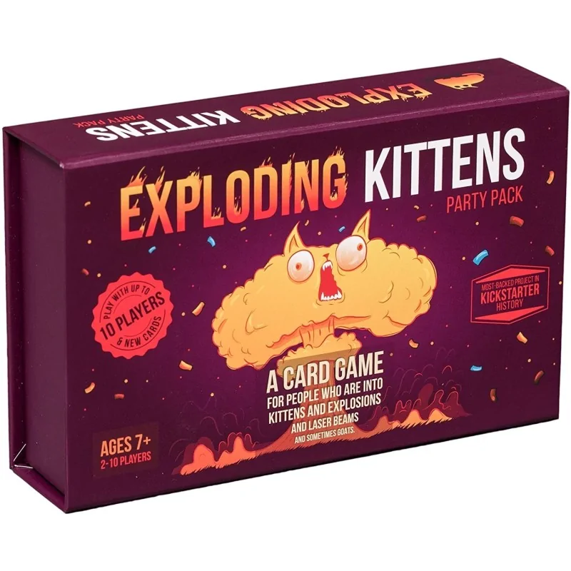 Exploding Kittens Party Pack de Exploding Kittens en Juegos de Cartas | La Cueva Roja