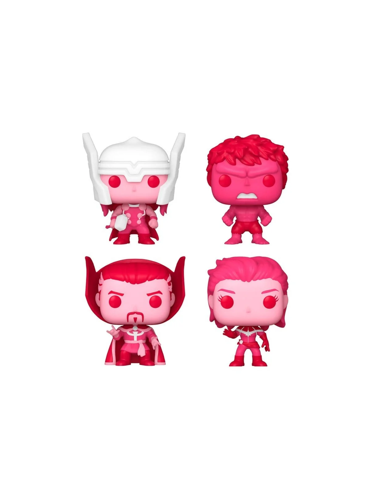 Caja 4 Pocket POP Marvel Classic San Valentin de Funko en Funko Pop | La Cueva Roja
