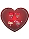 Caja 4 Pocket POP DC Comics San Valentin de Funko en Funko Pop | La Cueva Roja