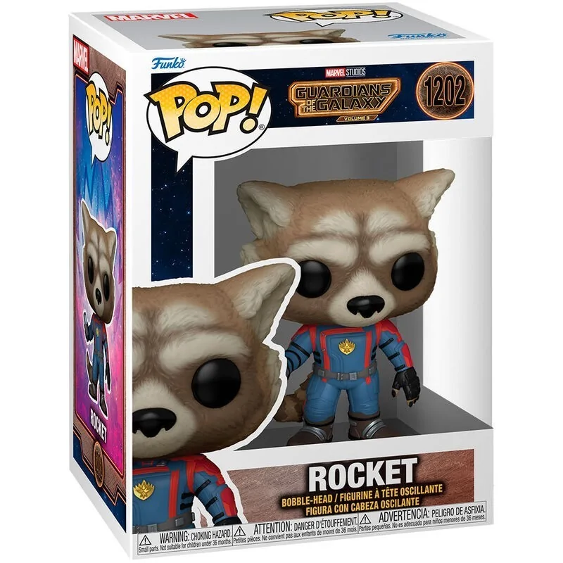 Funko POP! Marvel Guardianes de la Galaxia: Rocket (1202) de Funko en Funko Pop | La Cueva Roja