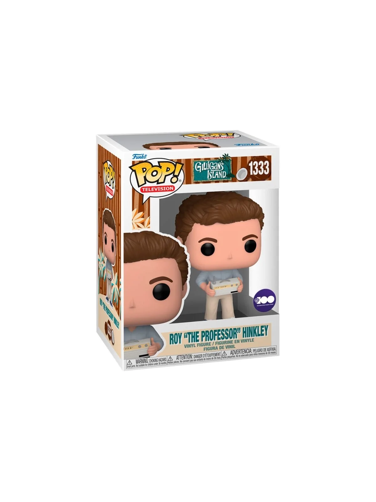 Figura POP La Isla de Gilligan: Roy the Professor Hinkley (1333) de Funko en Funko Pop | La Cueva Roja