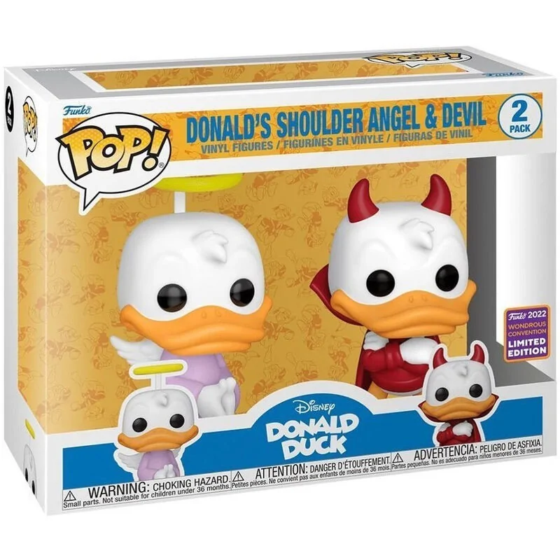 Funko POP! Disney Donald Duck: Donald Angel & Devil Exclusive de Funko en Funko Pop | La Cueva Roja