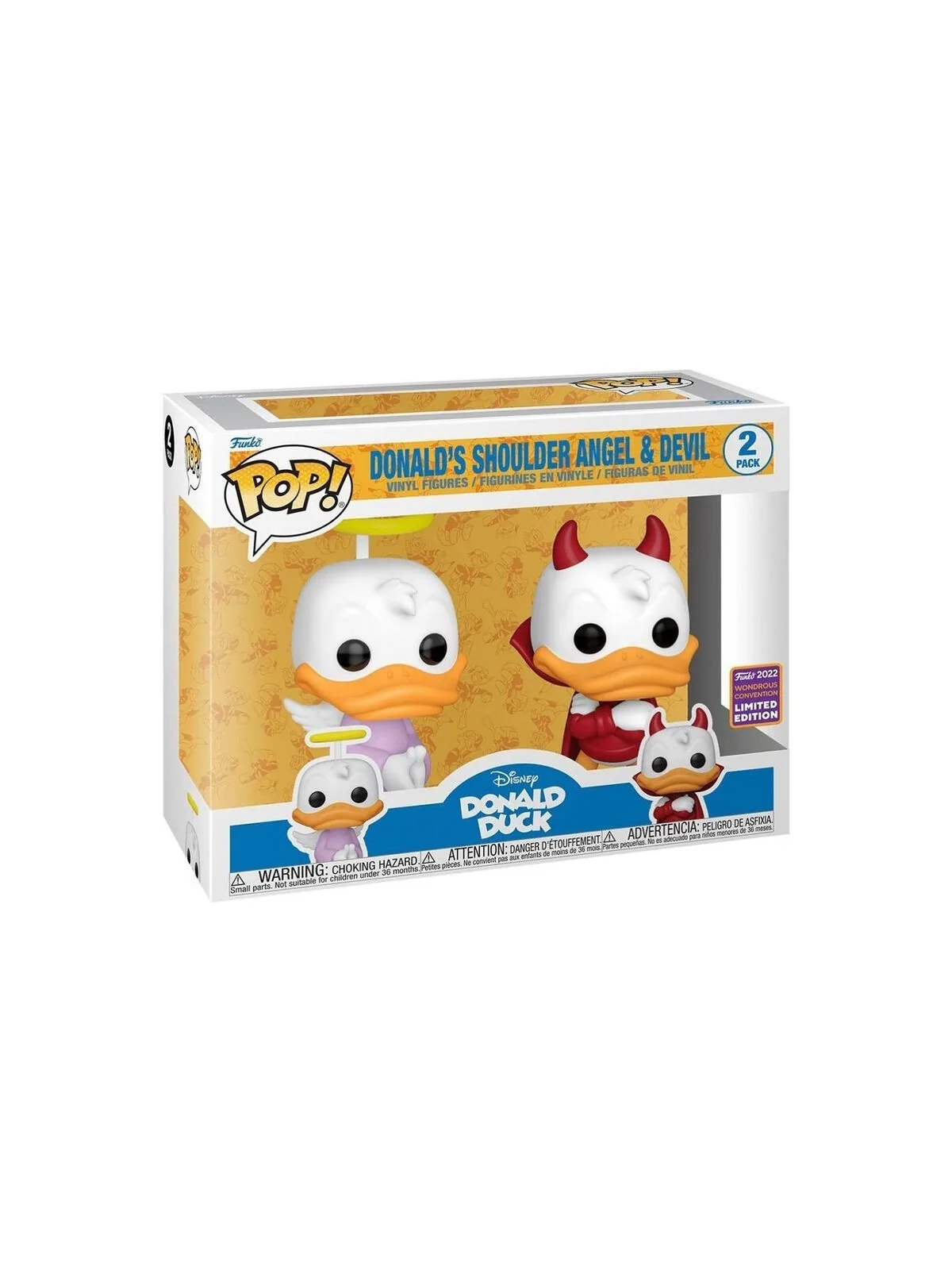 Funko POP! Disney Donald Duck: Donald Angel & Devil Exclusive de Funko en Funko Pop | La Cueva Roja