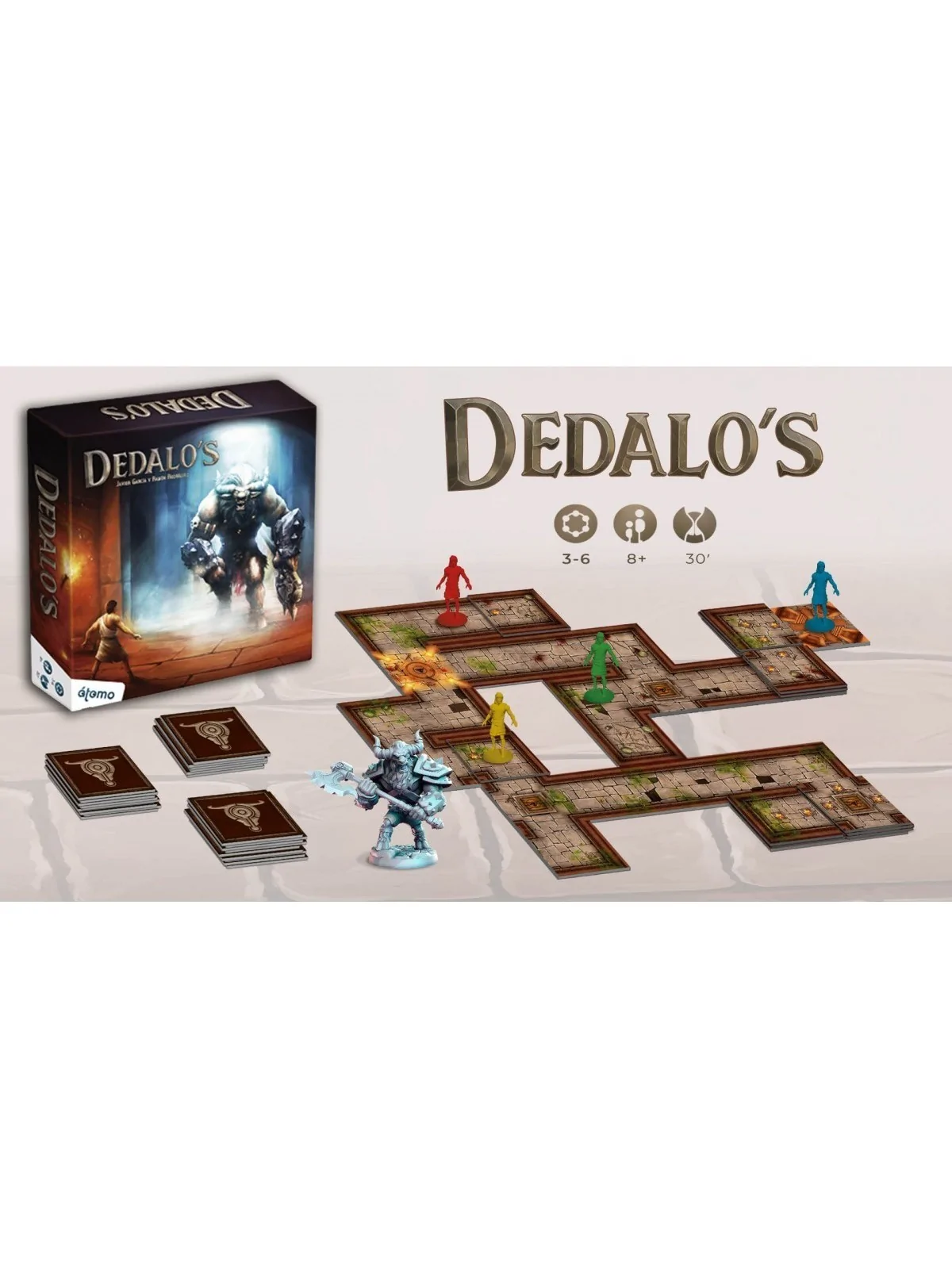 Dedalos de Atomo Games en Juegos de Tablero | La Cueva Roja
