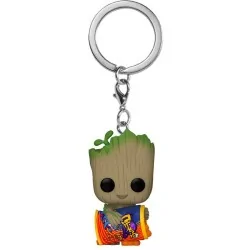 Llavero Funko Pocket POP! Marvel I am Groot: Groot with Cheese Puffs de Funko en Funko Pop | La Cueva Roja