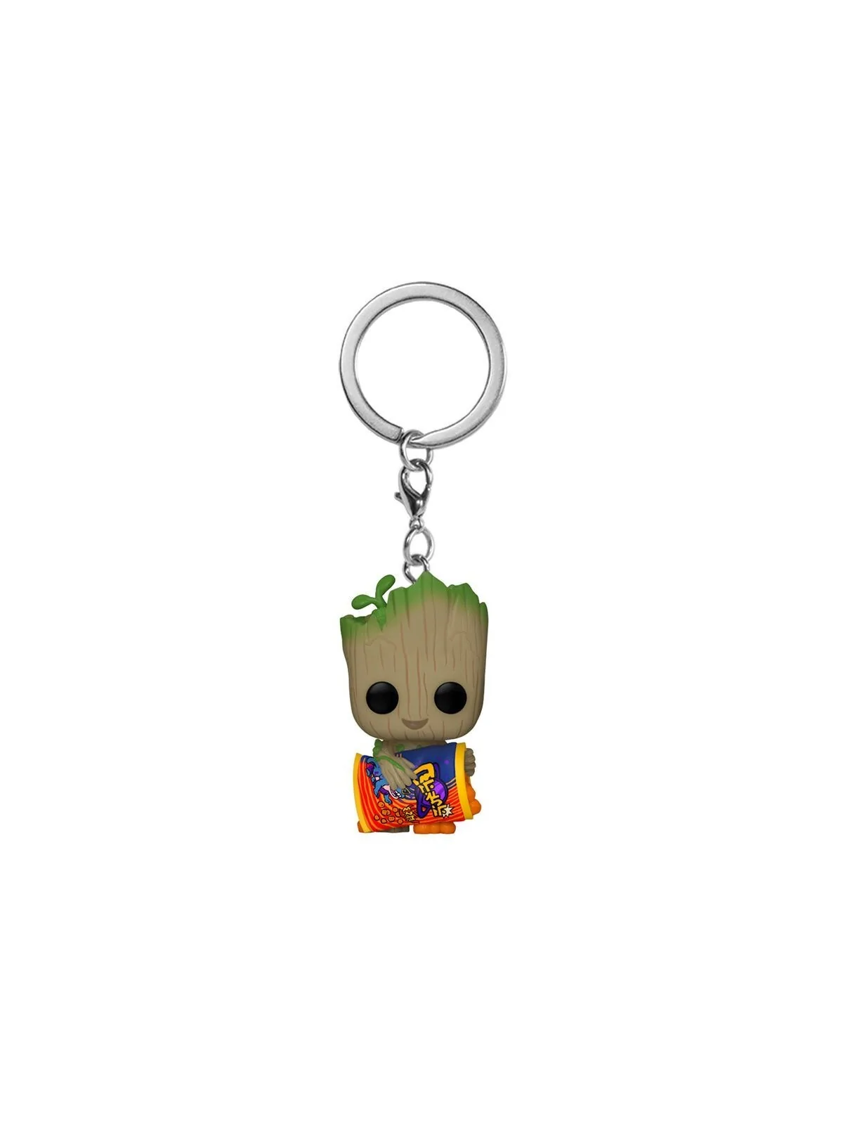 Llavero Funko Pocket POP! Marvel I am Groot: Groot with Cheese Puffs de Funko en Funko Pop | La Cueva Roja