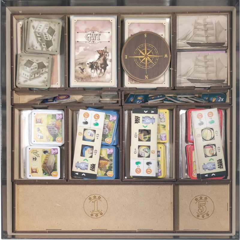 Inserto Compatible con Great Western Trail: Argentina de WithOut Mess en Merchandising | La Cueva Roja