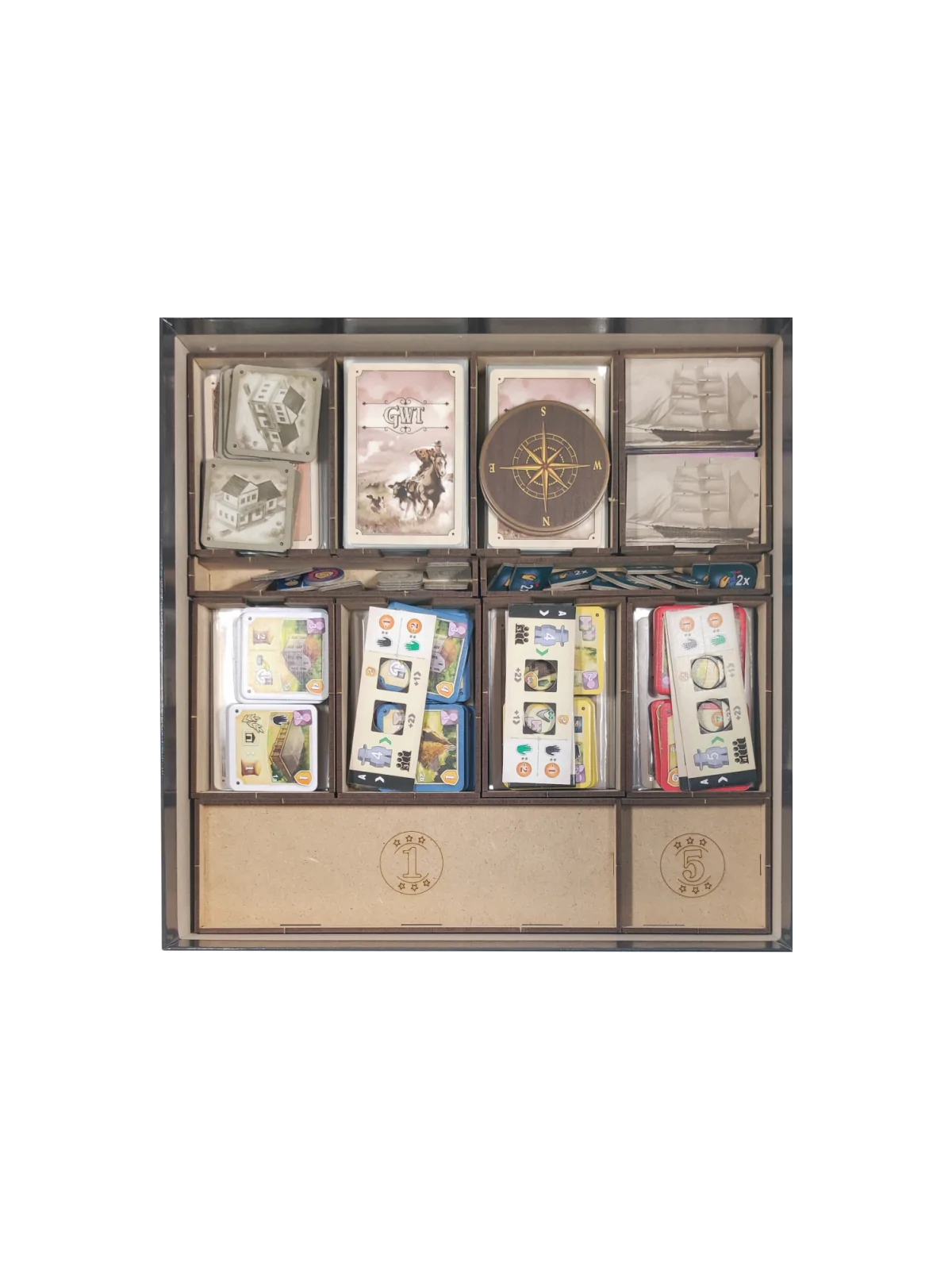 Inserto Compatible con Great Western Trail: Argentina de WithOut Mess en Merchandising | La Cueva Roja