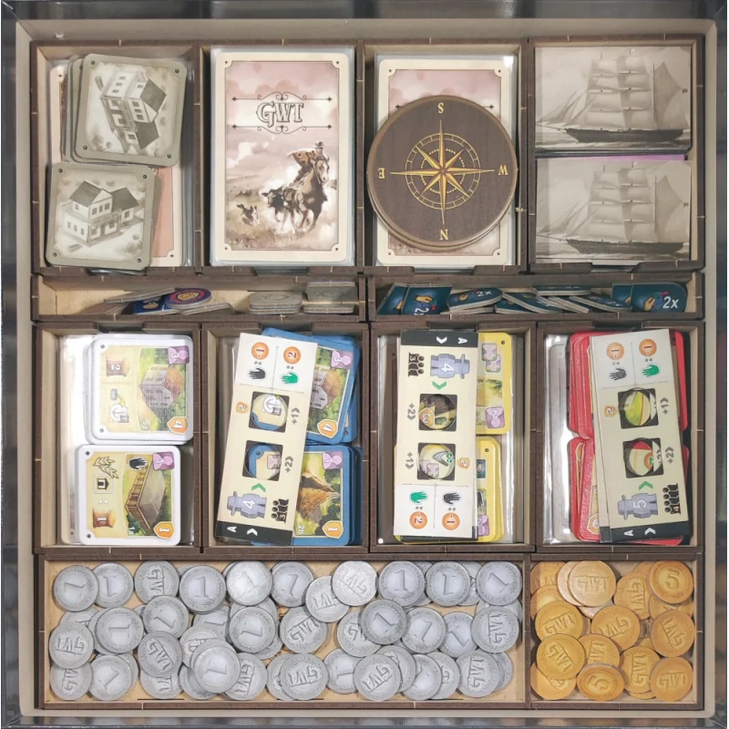 Inserto Compatible con Great Western Trail: Argentina de WithOut Mess en Merchandising | La Cueva Roja