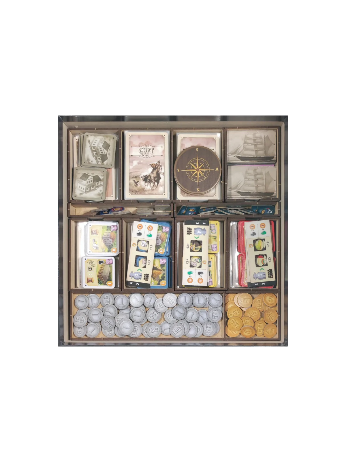 Inserto Compatible con Great Western Trail: Argentina de WithOut Mess en Merchandising | La Cueva Roja