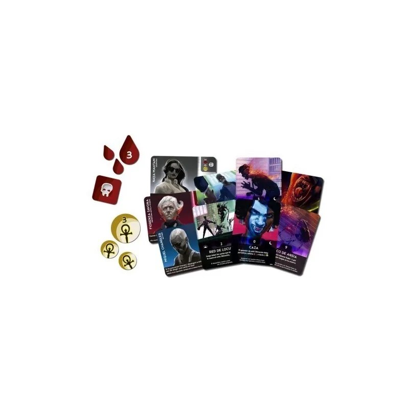 Vampiro: La Mascarada Vendetta de Asmodee en Juegos de Cartas | La Cueva Roja