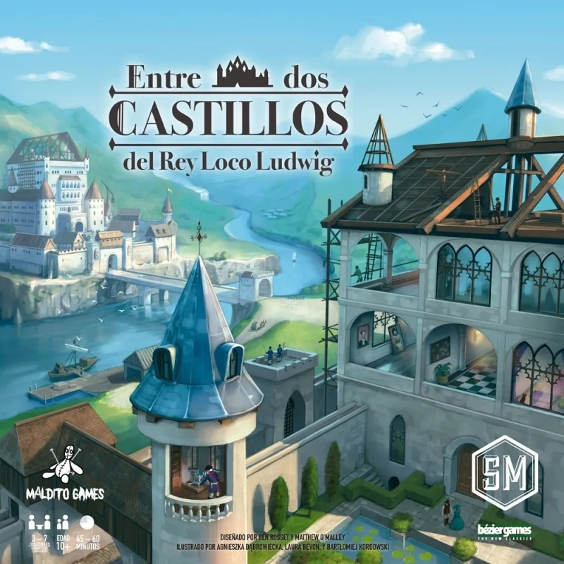 Entre Dos Castillos Del Rey Loco Ludwig de Maldito Games en Juegos de Tablero | La Cueva Roja