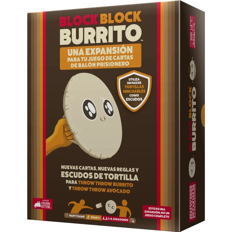 Block Block Burrito de Exploding Kittens en Juegos de Tablero | La Cueva Roja