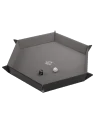 Magnetic Dice Tray Hexagonal Black/Gray de Gamegenic en Otros | La Cueva Roja