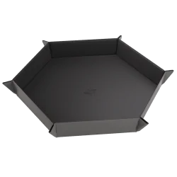 Magnetic Dice Tray Hexagonal Black/Gray de Gamegenic en Otros | La Cueva Roja
