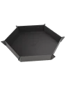 Magnetic Dice Tray Hexagonal Black/Gray de Gamegenic en Otros | La Cueva Roja