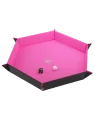 Magnetic Dice Tray Hexagonal Black/Pink de Gamegenic en Otros | La Cueva Roja