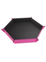 Magnetic Dice Tray Hexagonal Black/Pink de Gamegenic en Otros | La Cueva Roja