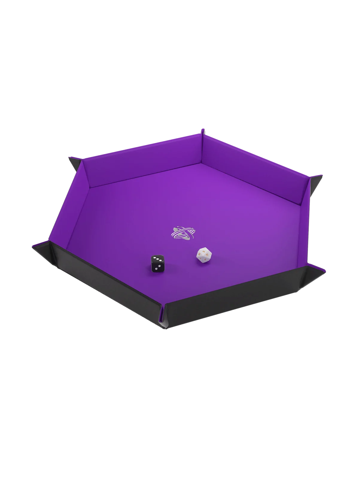 Magnetic Dice Tray Hexagonal Black/Purple de Gamegenic en Otros | La Cueva Roja
