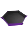 Magnetic Dice Tray Hexagonal Black/Purple de Gamegenic en Otros | La Cueva Roja