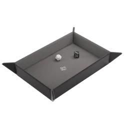 Magnetic Dice Tray Rectangular Black/Gray de Gamegenic en Otros | La Cueva Roja