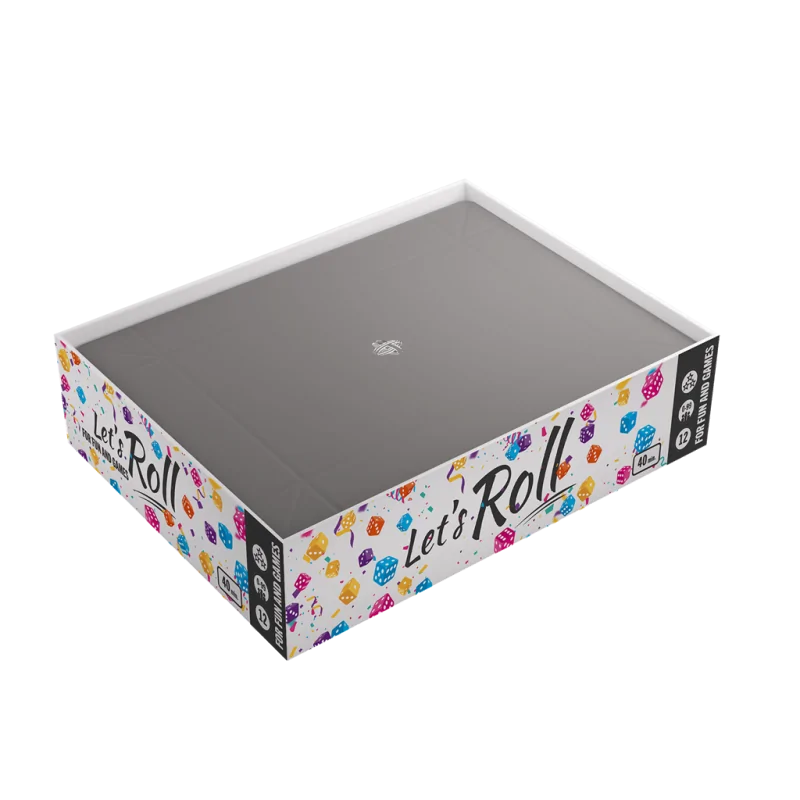 Magnetic Dice Tray Rectangular Black/Gray de Gamegenic en Otros | La Cueva Roja