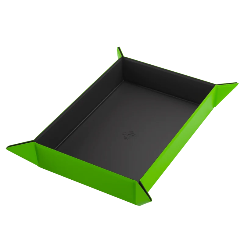 Magnetic Dice Tray Rectangular Black/Green de Gamegenic en Otros | La Cueva Roja