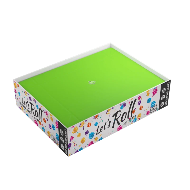 Magnetic Dice Tray Rectangular Black/Green de Gamegenic en Otros | La Cueva Roja