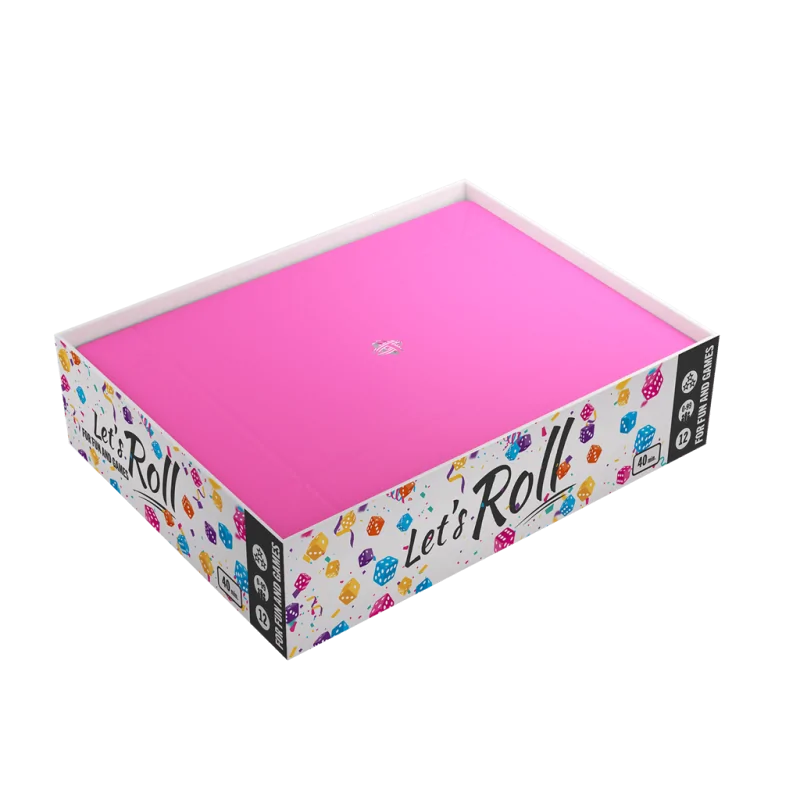 Magnetic Dice Tray Rectangular Black/Pink de Gamegenic en Otros | La Cueva Roja