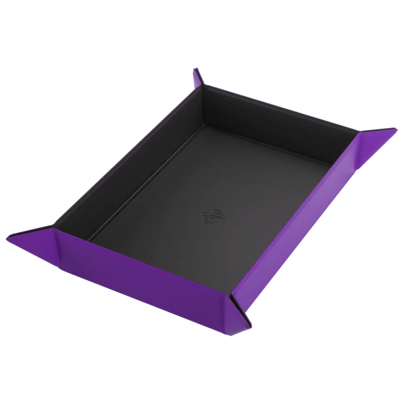 Magnetic Dice Tray Rectangular Black/Purple de Gamegenic en Otros | La Cueva Roja