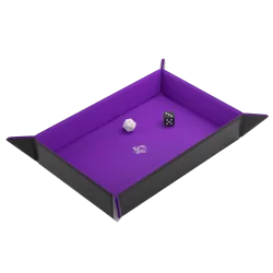 Magnetic Dice Tray Rectangular Black/Purple de Gamegenic en Otros | La Cueva Roja