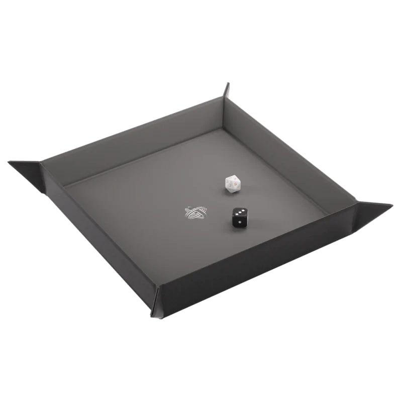 Magnetic Dice Tray Square Black/Gray de Gamegenic en Otros | La Cueva Roja