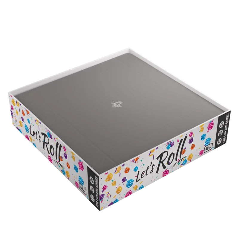 Magnetic Dice Tray Square Black/Gray de Gamegenic en Otros | La Cueva Roja