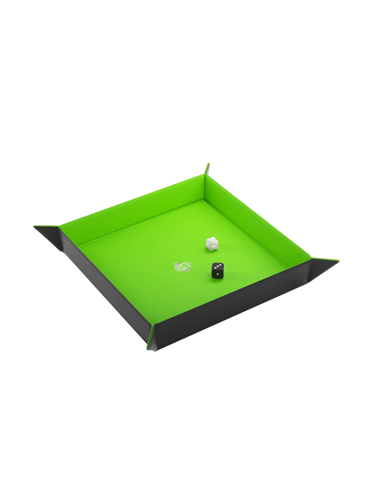 Magnetic Dice Tray Square Black/Green de Gamegenic en Otros | La Cueva Roja
