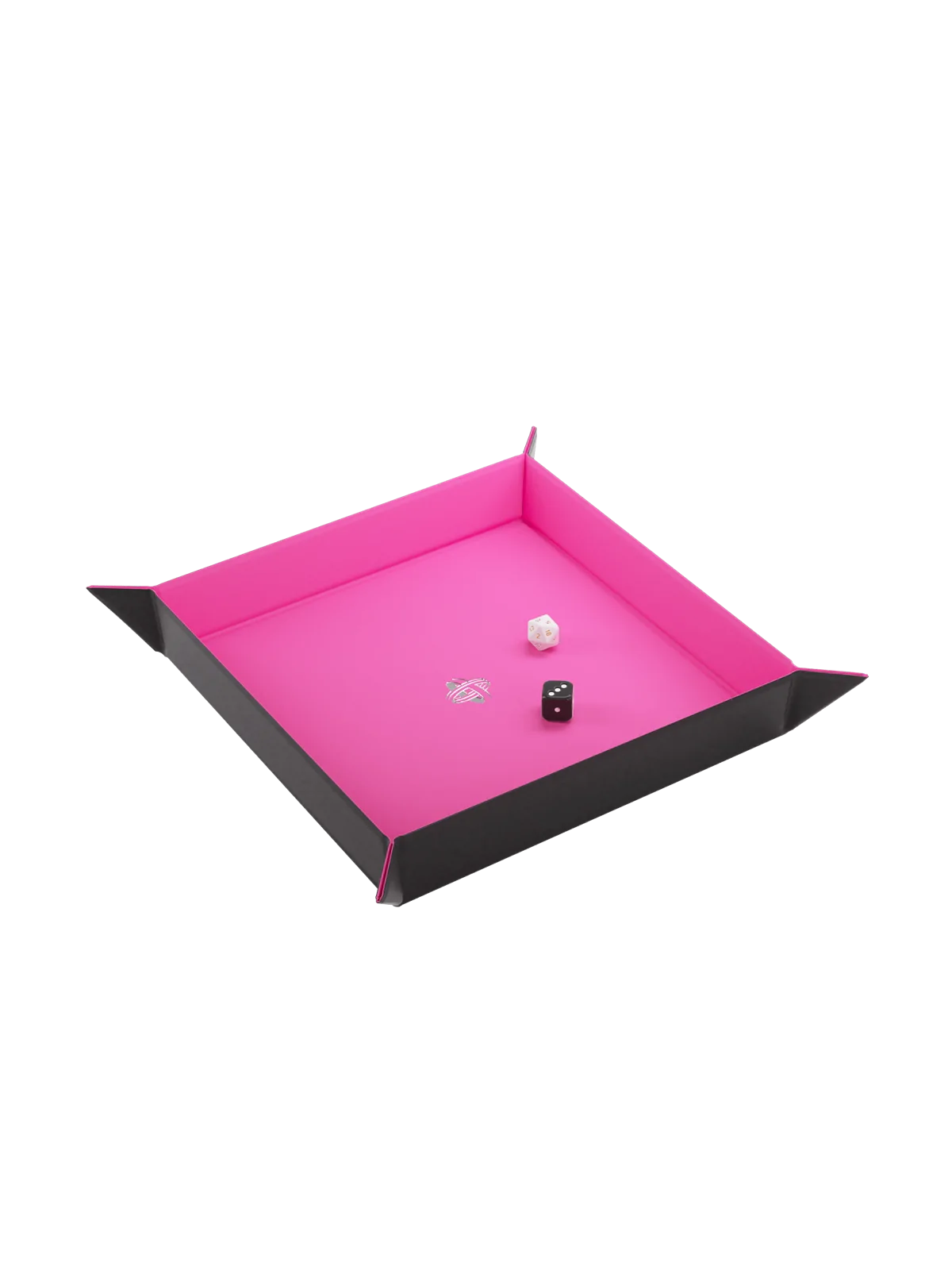 Magnetic Dice Tray Square Black/Pink de Gamegenic en Otros | La Cueva Roja