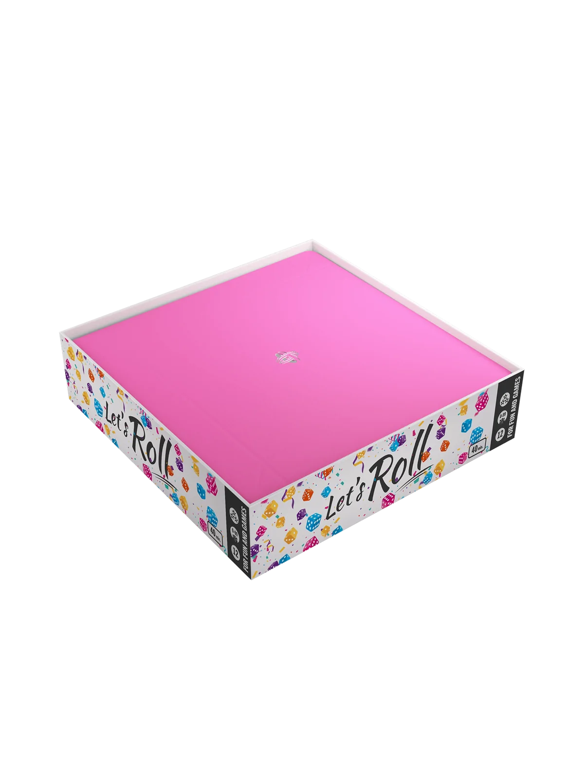 Magnetic Dice Tray Square Black/Pink de Gamegenic en Otros | La Cueva Roja